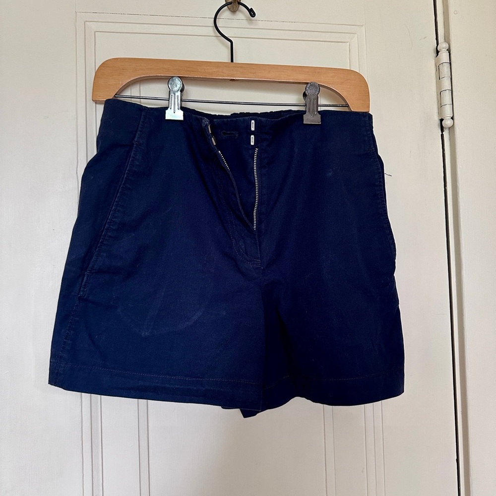 COS brand navy cotton shorts